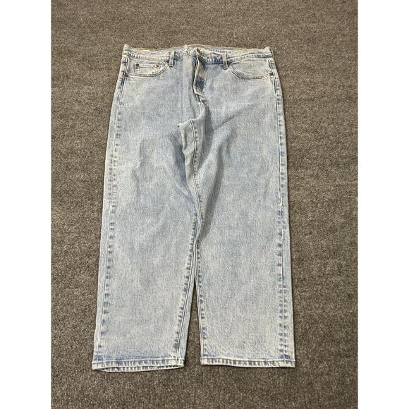 Vtg Levi's 501 Jeans 40x25 Baggy Button Fly Denim Grunge Y2K 90s Streetwear Sk8 - Picture 1 of 14